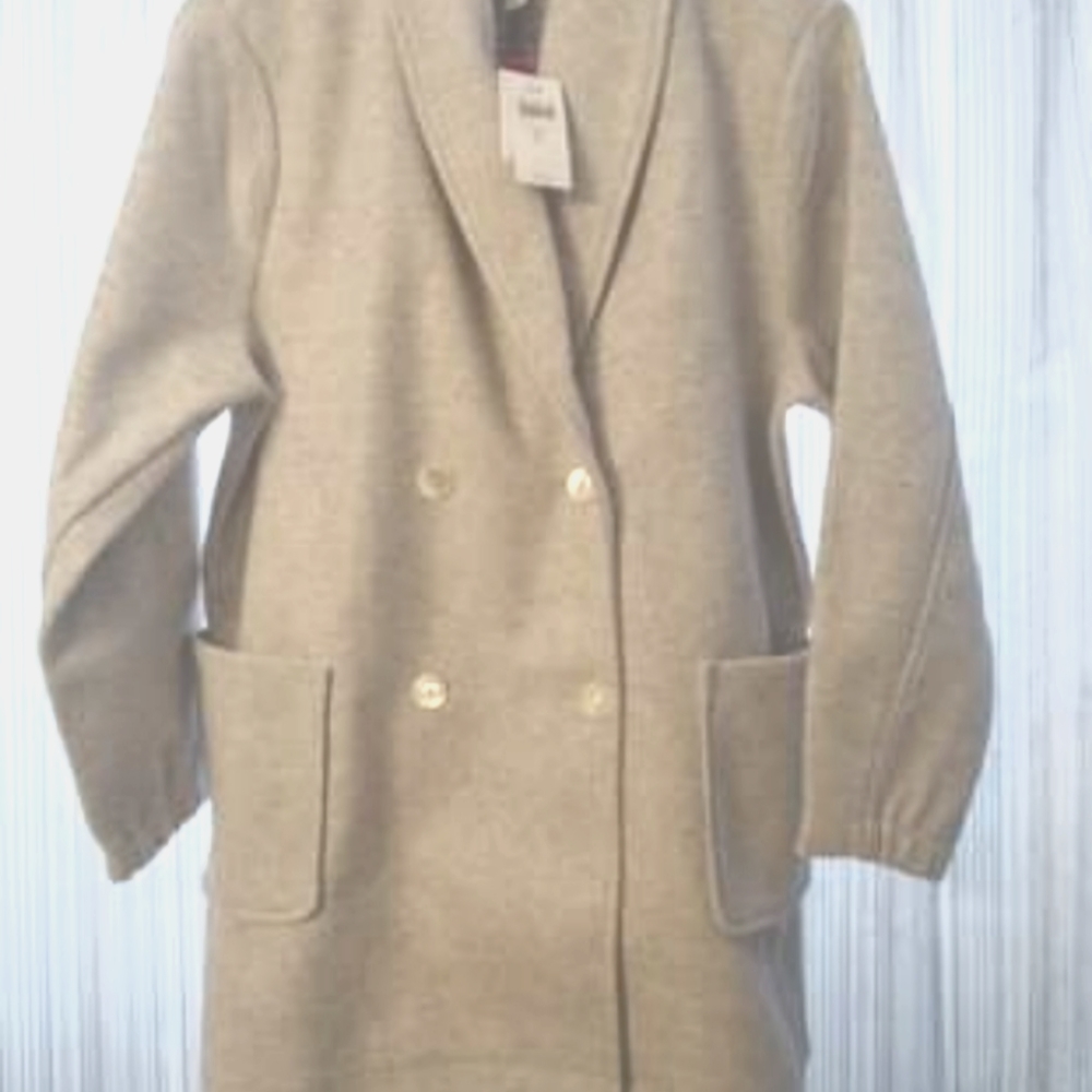 j. Jill Double faced shawl-collar jacket.